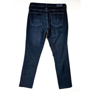 AG Adriano Goldschmied Size 27X27 Women Black The Prima Mid Rise Cigarette Jeans